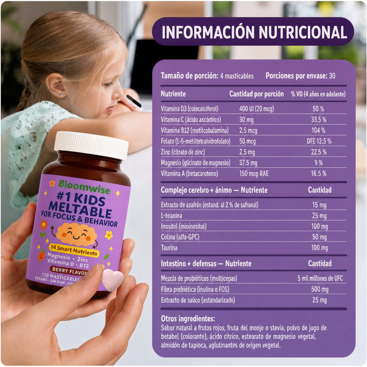 Masticables Bloomwise para Niños