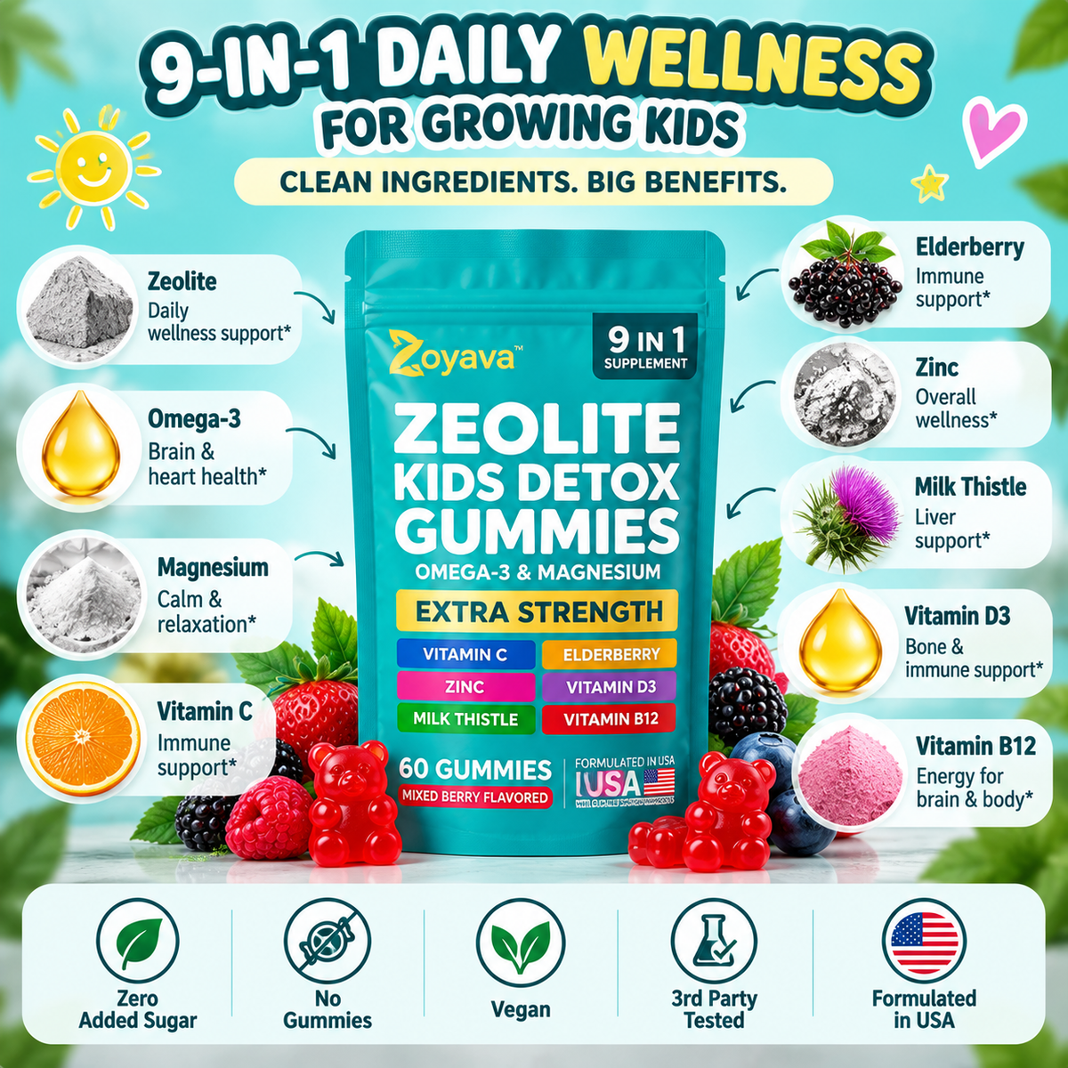 The Bloomwise 2-Step Kids Routine